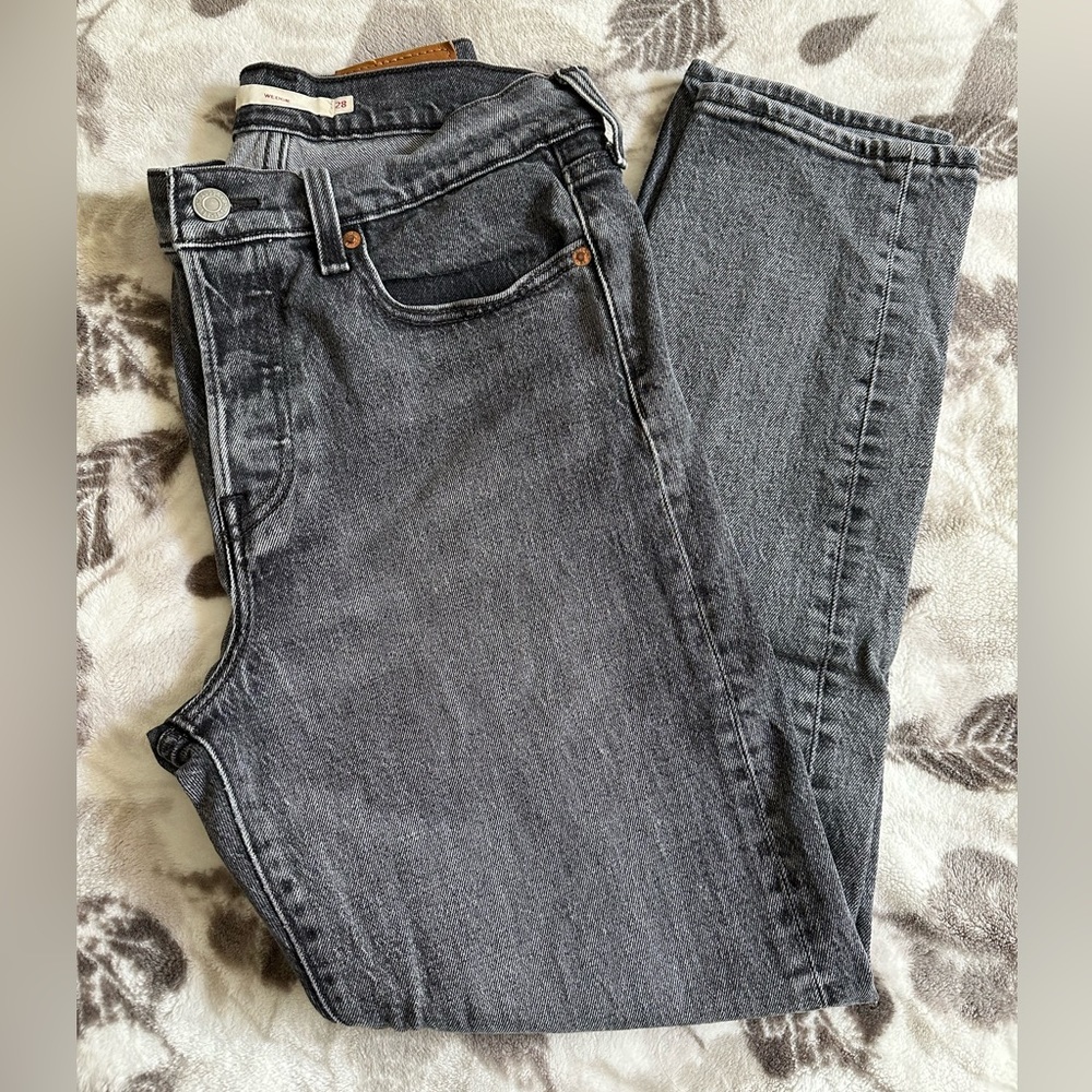 Levi's Wedgie Fit Ankle Jeans Better Weatherhead Size 28